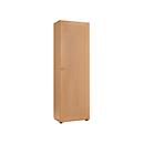 Armoire-vestiaire, 1 porte, l. 60 cm, 5 HC, coloris hêtre