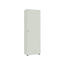 Armoire-vestiaire, 1 porte, l. 60 cm, 5 HC, gris clair