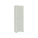 Armoire-vestiaire, 1 porte, l. 60 cm, 5 HC, gris clair