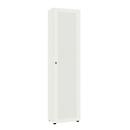 Armoire-vestiaire, 1 porte, l. 60 cm, 6 HC, blanc