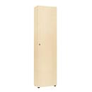 Armoire-vestiaire, 1 porte, l. 60 cm, 6 HC, érable