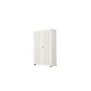 Armoire-vestiaire, 2 portes, l. 80 cm, 5 HC, blanc