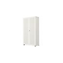 Armoire-vestiaire, 2 portes, l. 80 cm, 6 HC, blanc