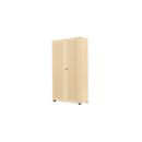 Armoire-vestiaire, 2 portes, l. 80 cm, 6 HC, coloris érable