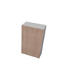 Armoire X-TIME WORK, 3 HC, portes en bois, 860 x 430 x 1310 mm, orme