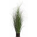 Artificial plant meet by Paperflow Grass, H 1300 mm, incl. plastic pot, PVC, green