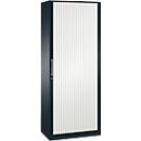 ASISTO C 3000 roller shutter cabinet, 5 filing heights, W 800 mm, anthracite/white