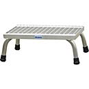 Assembly ladder, with aluminium grating steps, 1 step