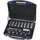 ASW 720 KLS 21 OL dopsleutelset, 21-delig, 1/2 inch, kort &amp; lang, zeskant, speciaal staal