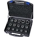 ASW Dopsleutelset 720 KS 15 OL, 15-delig, 1/2 inch, zeskant, speciaal staal staalgrijs