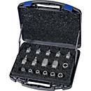 ASW Jeu de clés à douilles à choc 720 E TX, 16 pces, 1/2 pouce, acier spécial, gris acier