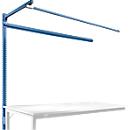 Aufbauportal m. Ausleger, Ansatztisch STANDARD Arbeitstisch/Werkbank UNIVERSAL/PROFI, 1750 mm, brillantblau