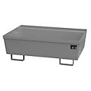 Auffangwanne BAUER AO-2, Stahl, 246 l, B 1200 x T 800 x H 415 mm, grau