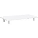 Aufsatzplatte PALENQUE, für Schrank B 800 mm, B 800 x T 400 x H 105 mm, weiß