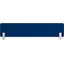 Auftischwand Modus, mit Adapter, 25 mm stark, B 1800 x H 600 mm, dunkelblau