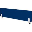 Auftischwand Modus, mit Adapter, 25 mm stark, B 2000 x H 400 mm, dunkelblau