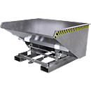 Automatischer Kippbehälter Bauer Typ 4A 900, 3 Entriegelungspunkte, Abrollsystem, Inhalt 0,9 m³, bis 1000 kg, verzinkt