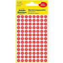 Avery markeringspunten 3589, verwijderbaar, 416 st., Ø 8 mm, rood
