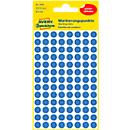 Avery markeringspunten 3591, verwijderbaar, 416 st., Ø 8 mm, blauw