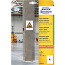 Avery papieren etiketten L7876-20, voor etikettering, sterk klevend, wit, 105 x 148 mm, 20 x A4 vellen, 80 st.