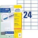 AVERY Universele etiketten 6173, 70 x 37 mm, 600 + 120 stuks.