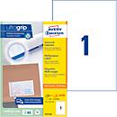 AVERY Zweckform 3478-200 Étiquettes universelles, ultragrip, 210 x 297 mm