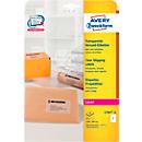 Avery Zweckform L7567- 25 Warnhinweise, permanent haftend