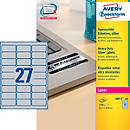 AVERY® Zweckform Typenschild-Etiketten L6011-100, 63,5 x 29,6 mm, 2700 Etiketten