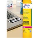 AVERY® Zweckform Typenschild-Etiketten L6011-20, 63,5 x 29,6 mm, 540 Etiketten