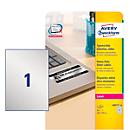 AVERY® Zweckform Typenschild-Etiketten L6013-20, 210 x 297 mm, 20 Etiketten