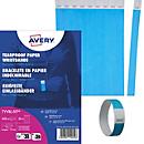 Avery Zweckform TYVPK-50 toegangspasjes 19 x 256 mm, blauw, Tyvek, genummerd, 500 stuks
