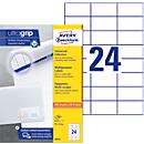 AVERY Zweckform Universal-Etiketten 3474, ultragrip, 70 x 37 mm, 2400 Stück