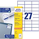 AVERY Zweckform Universal-Etiketten 3479, ultragrip, 70 x 32 mm, 2700 Stück