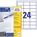 AVERY Zweckform Universal-Etiketten 3658, ultragrip, 64,6 x 33,8 mm, 2400 Stück