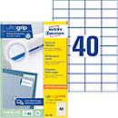 AVERY Zweckform universal labels 3651-200, ultragrip, 52.5 x 29.7 mm, 3651-200, 8000 + 800 pieces