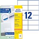 AVERY® Zweckform universal labels 6175, ultra grip, 300 + 60 pieces
