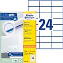 AVERY Zweckform universele etiketten 3475-200, ultragrip, 70 x 36 mm, 4800 + 480 stuks
