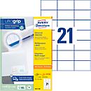AVERY Zweckform universele etiketten 3652-200, ultragrip, 70 x 42,3 mm, 4200 + 420 stuks