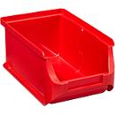 Bac à bec Base 2 - polypropylène - L 102 x P 160 x H 75 mm - 0,8 l - rouge - 10 pièces - notre marque Schaefer Shop Pure