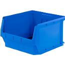 Bac à bec SSI Schaefer série PROFI LF 543, PP-plastique, L 520/450 mm x l 470/450 mm x H 300 mm, 57 l, bleu