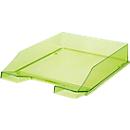 Bac à courrier HAN, vert transparent, 6 pièces