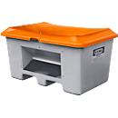 Bac à sel ou à sable avec garde au sol, avec ouverture de prélèvement, 400 L, L 1210 x l. 820 x H 680 mm