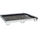 Bac de rayonnage avec insert en PE Bac de rayonnage RW 1800 PE, galvanisé à chaud