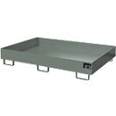 Bac de rayonnage type RW/RW 1800, sans caillebotis, gris RAL7005