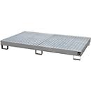 Bac de rayonnage type RW/RW 2200-1, avec caillebotis, gris RAL7005