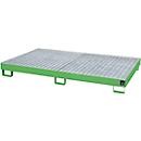 Bac de rayonnage type RW/RW 2200-1, avec caillebotis, vert RAL6011