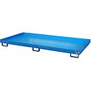 Bac de rayonnage type RW/RW 2700-1, sans caillebotis, bleu RAL5012