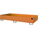 Bac de rayonnage type RW/RW 2700-2, sans caillebotis, orange RAL2000