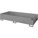 Bac de rayonnage type RW/RW 2700-3, sans caillebotis, gris RAL7005