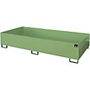 Bac de rayonnage type RW/RW 2700-3, sans caillebotis, vert RAL6011